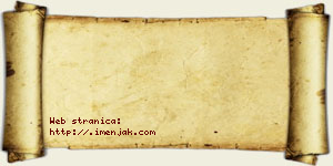 Danijela Stanimirović vizit kartica